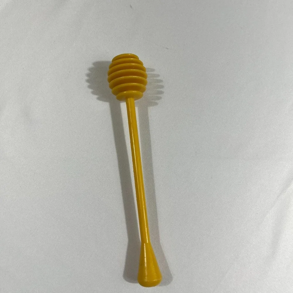 Vintage Yellow Plastic Honey Dipper Vermont Plastics Inc 6.5 Inch Kitchen Tool